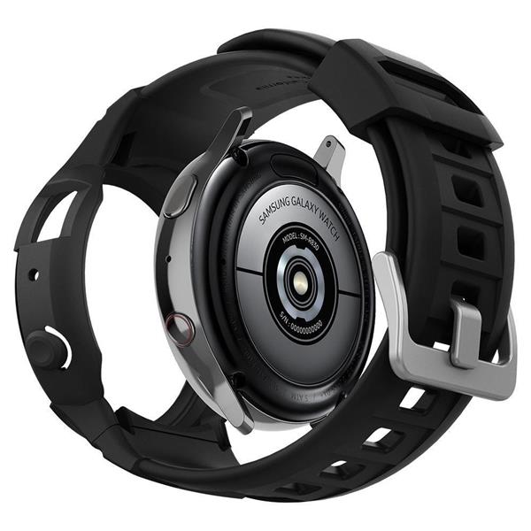 Spigen - Spigen Rugged Armor Pro Strap Galaxy Watch 4 Classic 46mm - Charcoal Grå