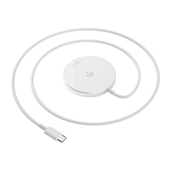 Dudao - Dudao Magsafe Kit Trådlös Qi & 20W AC Laddare - Vit