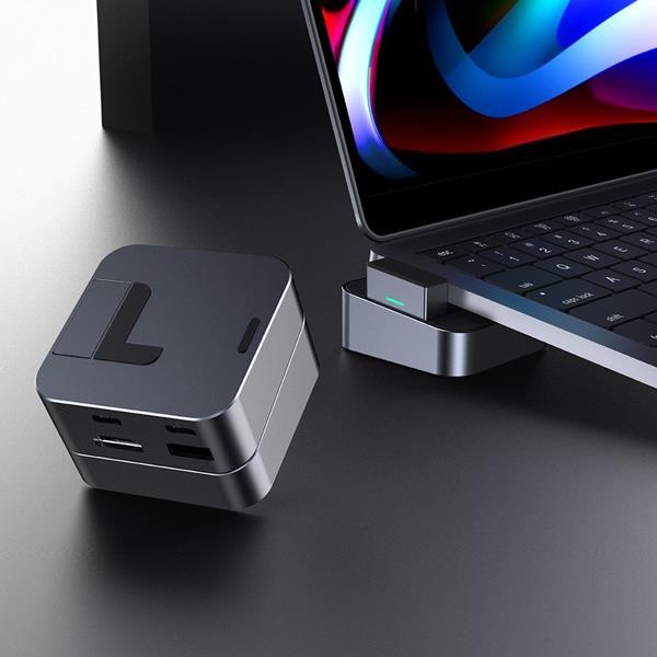 Joyroom - Joyroom Multifunctional USB Hub Macbook Pro - Grå