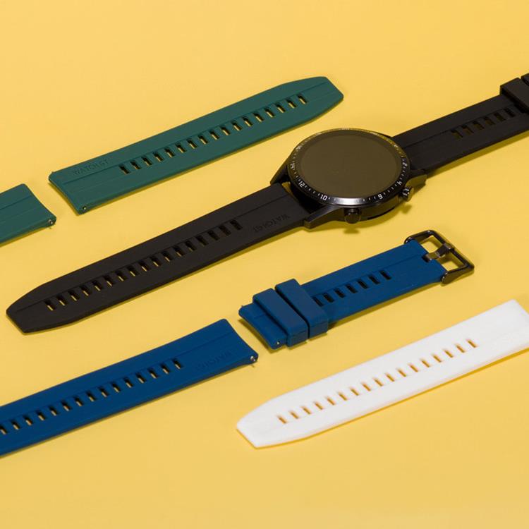 Ruhtel - Ersättningsarmband till Huawei Watch GT / GT 2 / GT2 Pro - Vit