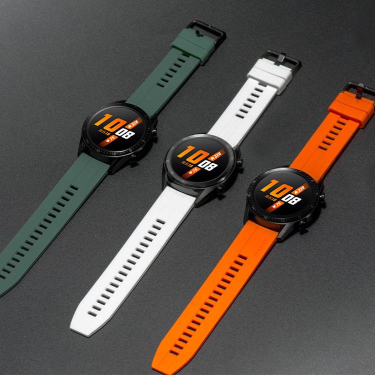 Ruhtel - Ersättningsarmband till Huawei Watch GT / GT 2 / GT2 Pro - Vit