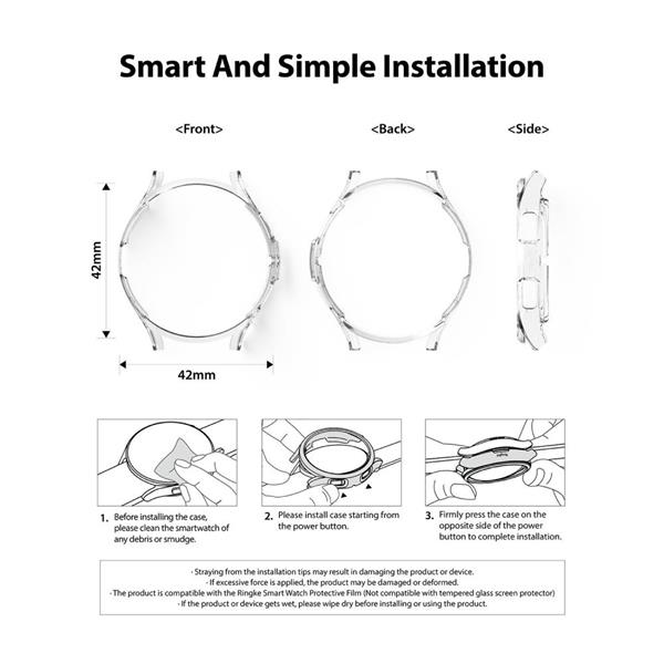 Ringke
Ringke Slim 2-Pack Skal Galaxy Watch 4 46mm - Clear