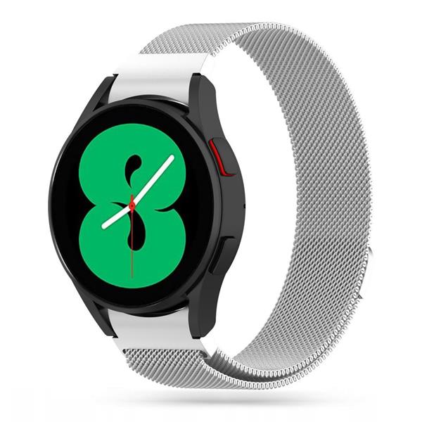 Tech-Protect - Milaneseband Galaxy Watch 4/5/5 Pro (40/42/44/45/46mm) - Silver