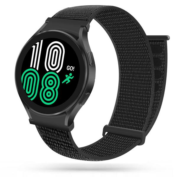 Tech-Protect - Tech-Protect Nylon Galaxy Watch 4/5/5 Pro 40/42/44/45/46mm - Svart