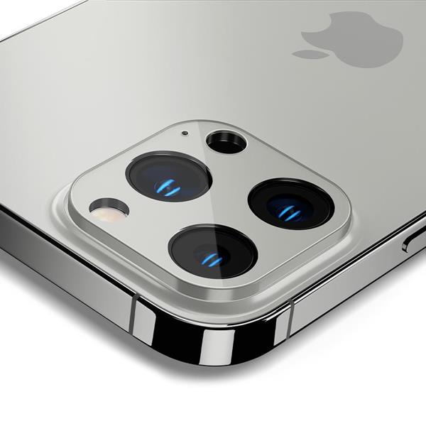 Spigen - Spigen Optik.tr Linsskydd 2-Pack iPhone 13 Pro / 13 Pro Max - Silver