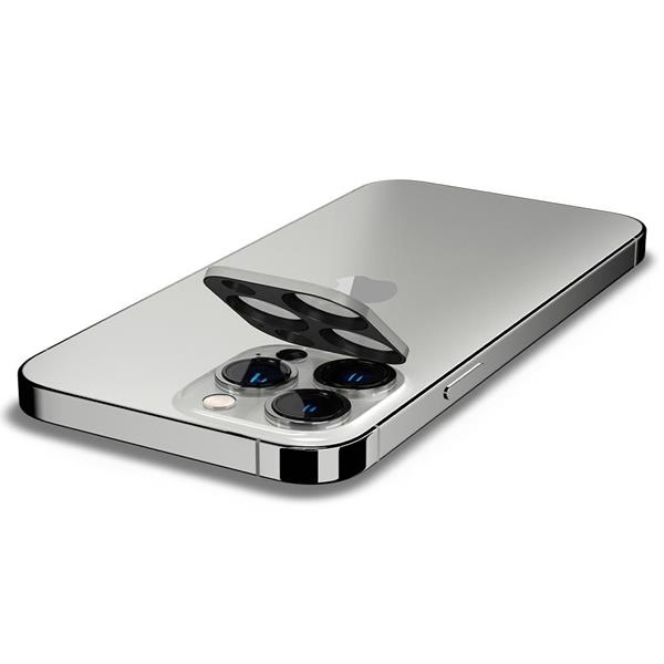 Spigen - Spigen Optik.tr Linsskydd 2-Pack iPhone 13 Pro / 13 Pro Max - Silver