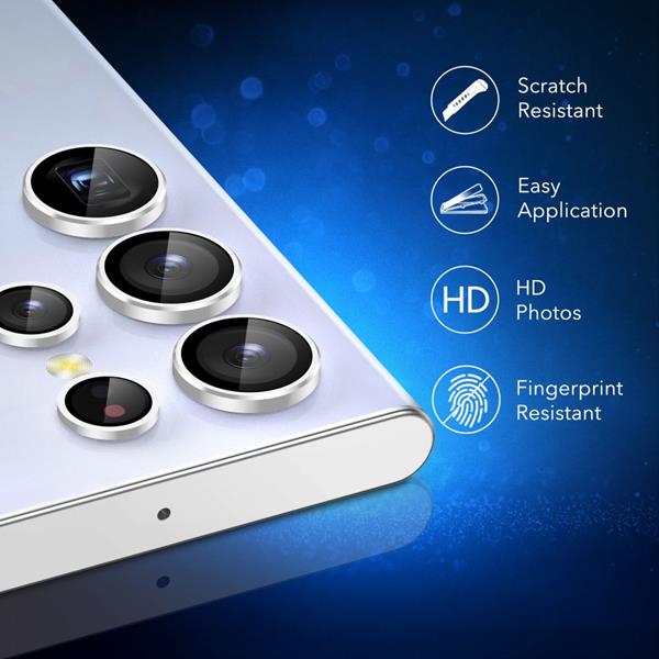 ESR - ESR Kameralins Härdat glas Galaxy S22 Ultra - Svart