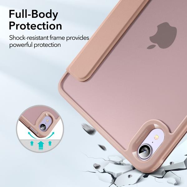 ESR - ESR Rebound Hybrid Fodral iPad Mini 6 2021 - Frosted Rose Gold
