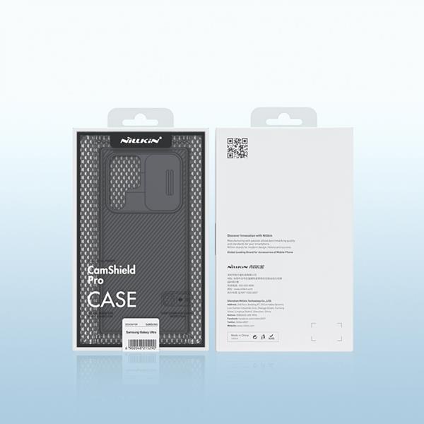 Nillkin - Nillkin Camshield Pro Skal Galaxy S22 Ultra - Svart