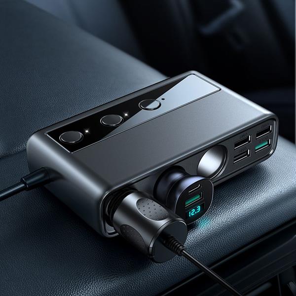 Joyroom - Joyroom Multi-port USB Billaddare PD 154W / QC3.0 - Svart