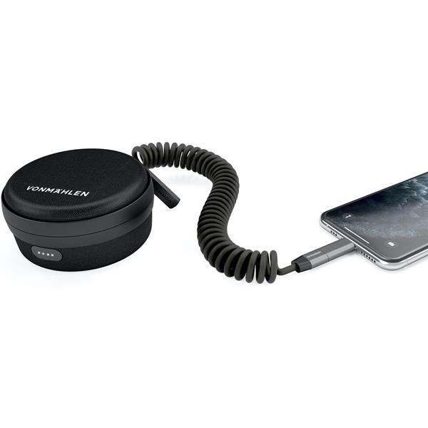 UTGÅTT - VONMÄHLEN Allroundo Etui med Powerbank 4000 mAh och sladd - Svart