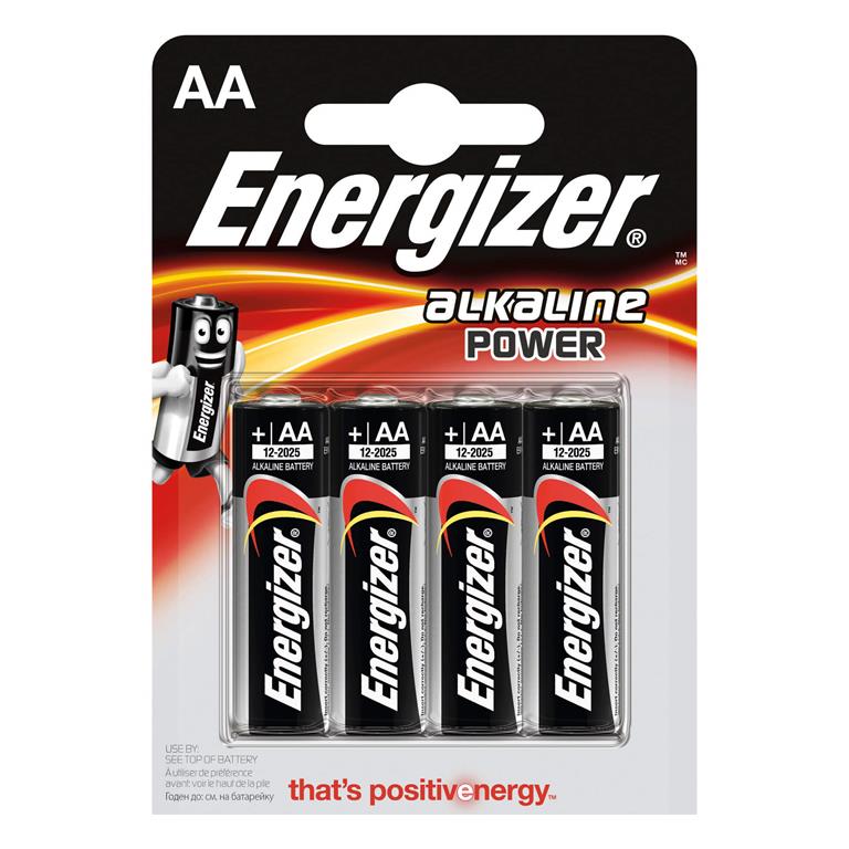 Energizer - ENERGIZER Batteri AA/LR6 Alkaline Power 4-pack