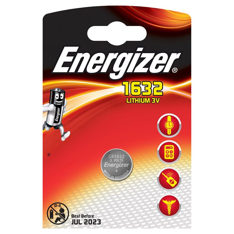 Energizer - ENERGIZER Batteri CR1632 Lithium 1-pack