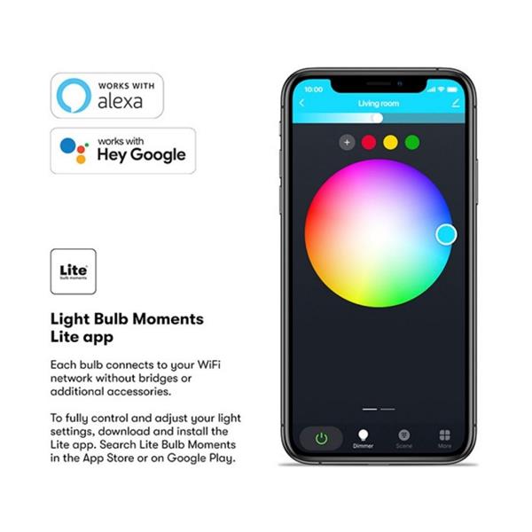 Lite bulb moments - Lite bulb moments (RGB) E27 lampa - 3-Pack