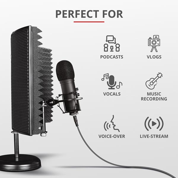 Trust - TRUST GXT 259 Rudox Pro Mic with reflection filter