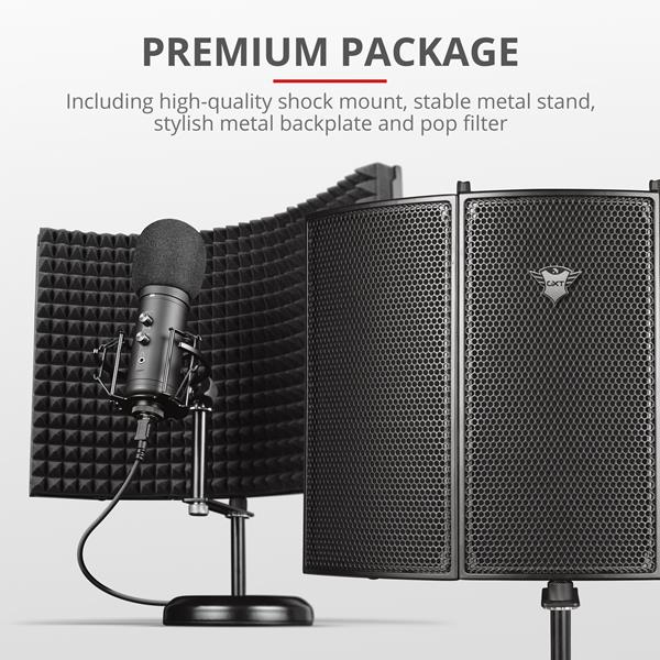 Trust - TRUST GXT 259 Rudox Pro Mic with reflection filter