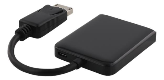 Deltaco - Deltaco DisplayPort - 2xHDMI MST-hubb - Svart