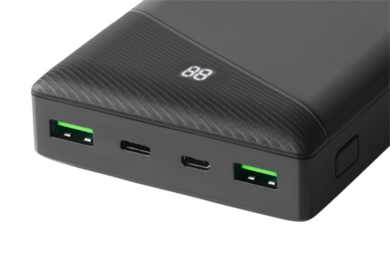 Deltaco - DELTACO Powerbank 30000 mAh - Svart