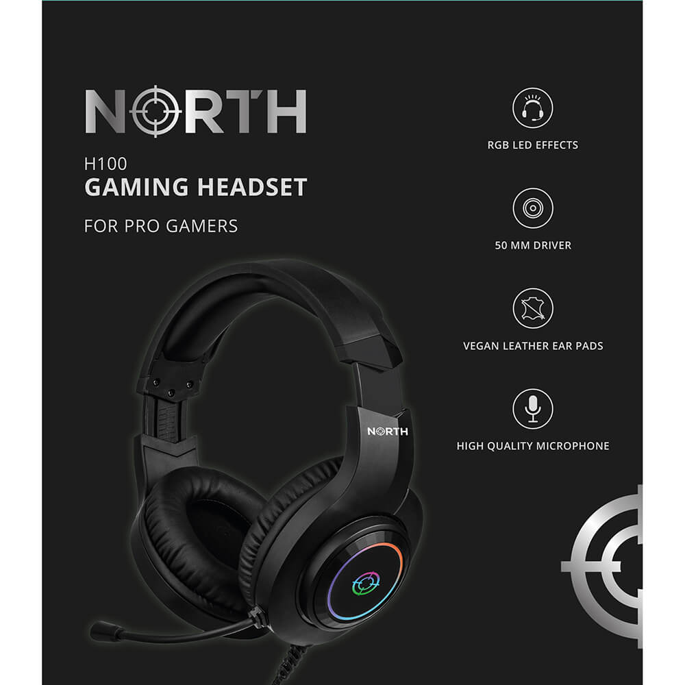 North - NORTH Gaming-Headset H100 RGB