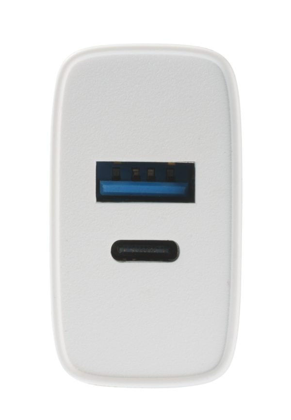 Vivanco - Vivanco Snabb 1xUSB-C PD / USB-A Hemladdare 20W Vit