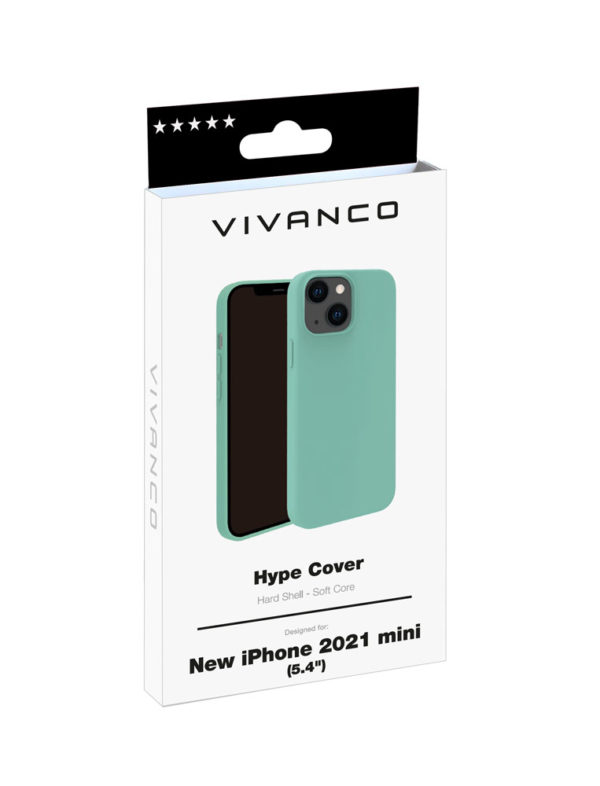 Vivanco - Vivanco Hype Silikonskal iPhone 13 mini - Mint