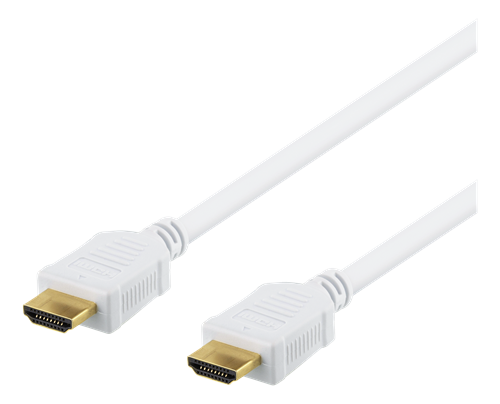 Deltaco - DELTACO High-Speed HDMI-kabel, 10m - Vit