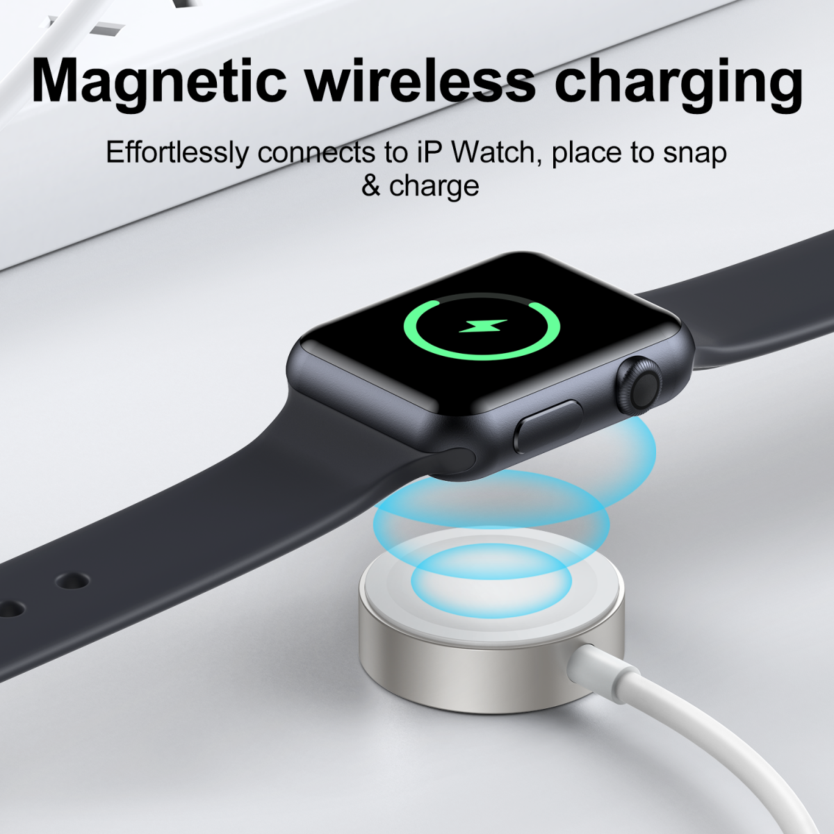 SiGN - SiGN Magnetisk USB-C Laddare för Apple Watch, 2.5W, 1.2m - Vit