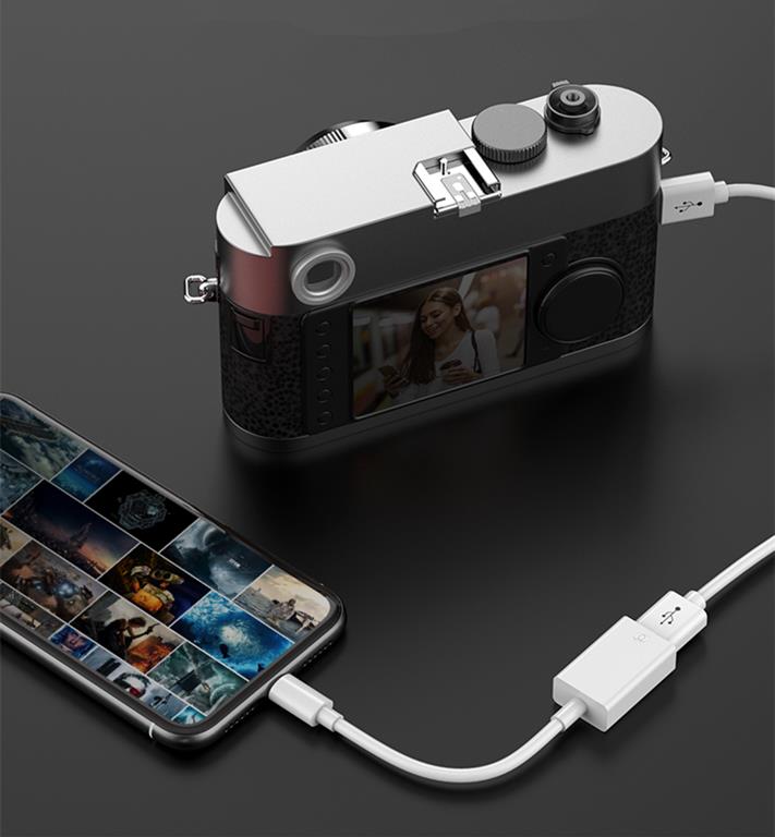 Köp SiGN Lightning till USB Kamera Adapter - Vit 