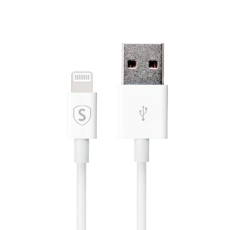 SiGN - SiGN Snabbladdare 3.5A 20W, USB-C & Lightning Kabel, 1m