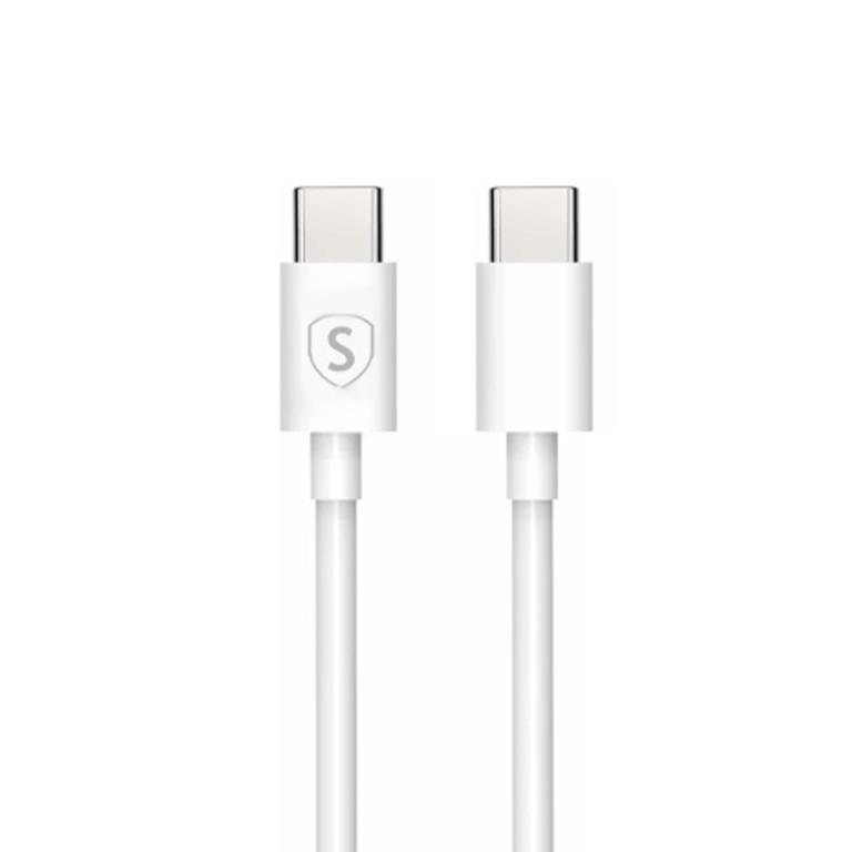 SiGN - SiGN Snabbladdare 3.5A 20W, USB-C & Lightning Kabel, 1m