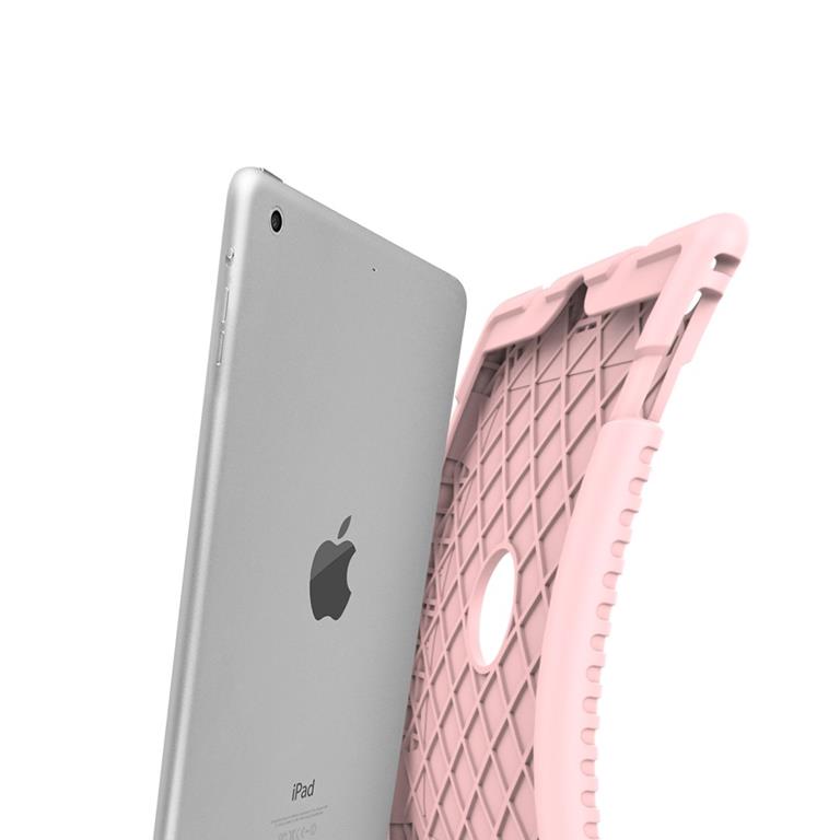 A-One Brand - iPad 9.7 (2017/2018/Air/Air2) Skal Heavy Duty Silikon - Rosa