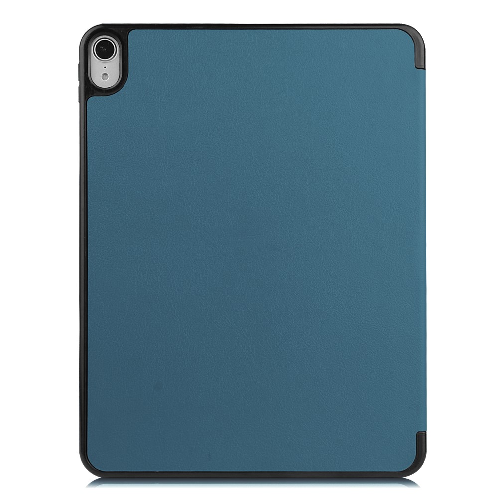 A-One Brand - Fodral iPad Air 10.9 (2020) med Pennhållare Litchi Skin - Petrolblå
