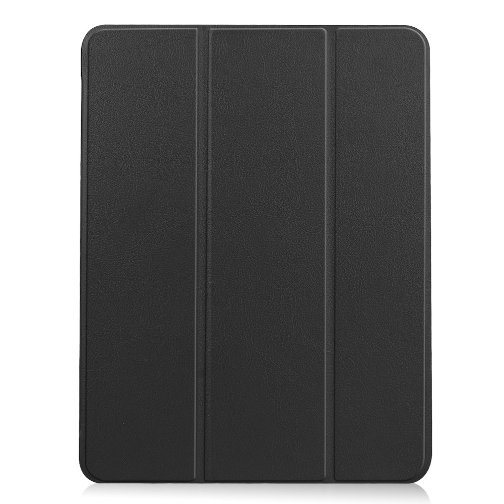 A-One Brand - Fodral iPad Air 4 10.9 (2020) med Pennhållare Litchi Skin - Svart
