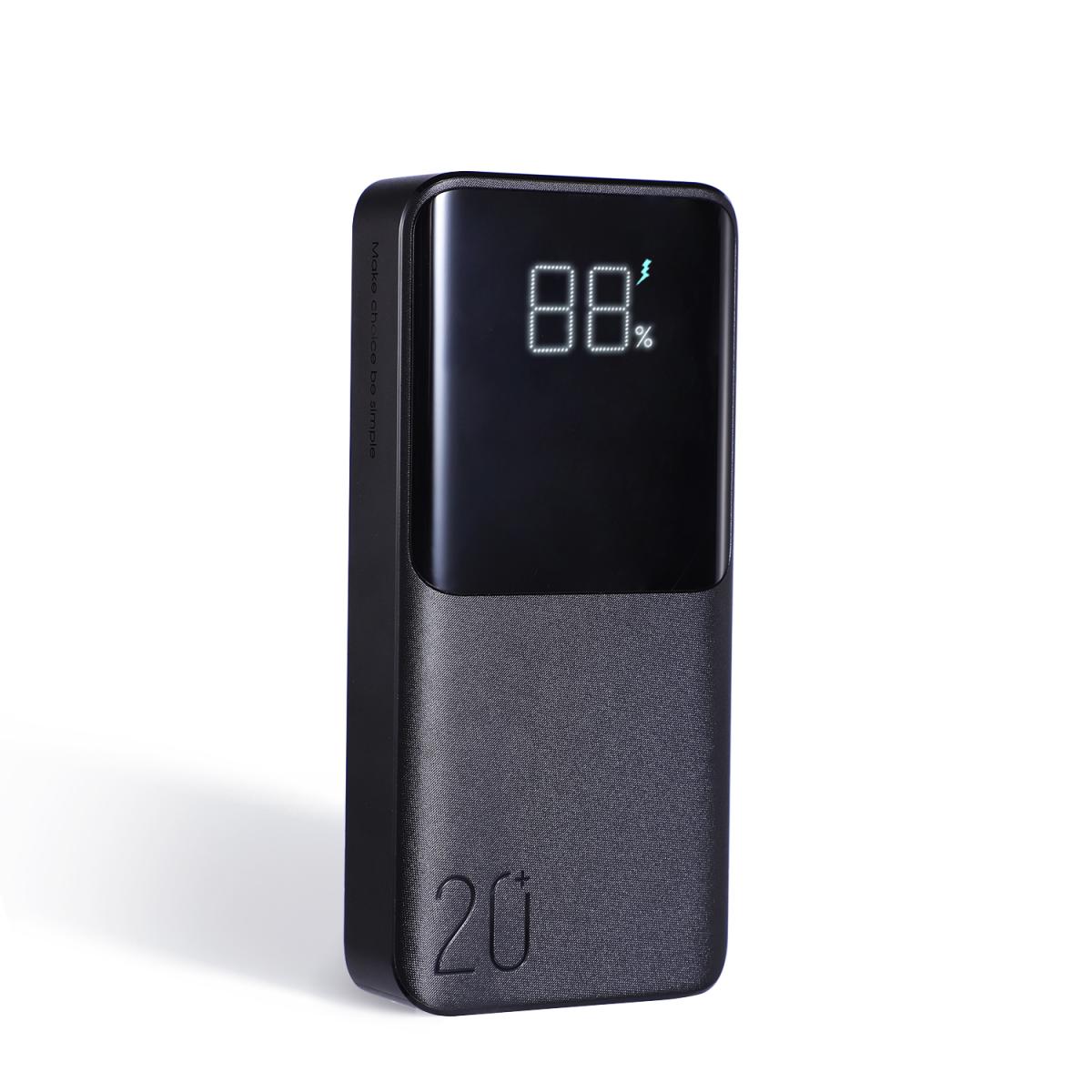 Produktfoto för SiGN Super Charge LED Powerbank 20.000mAh, 22.5W - Svart