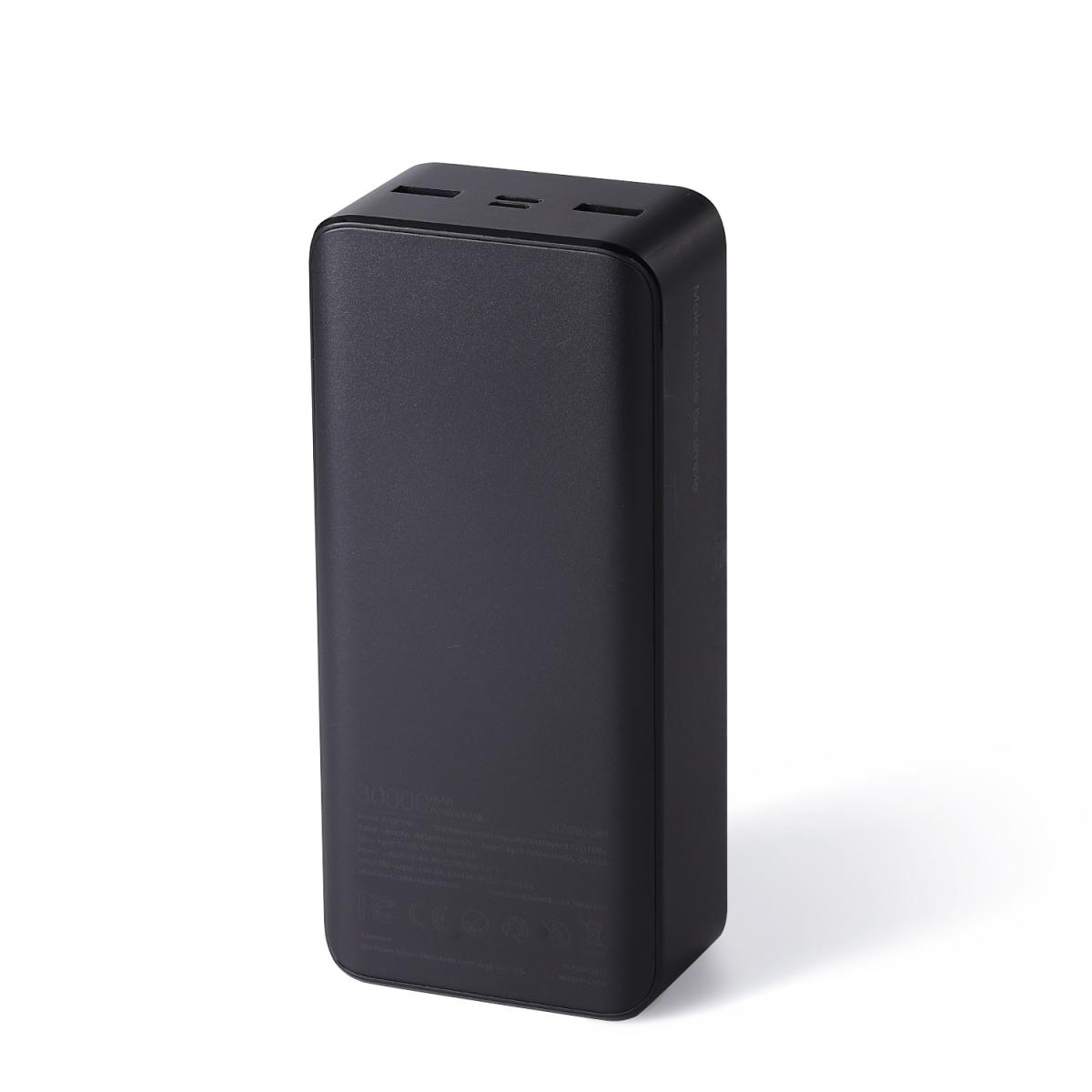 SiGN - SiGN Super Charge LED Powerbank 30000 mAh, 22.5W - Svart
