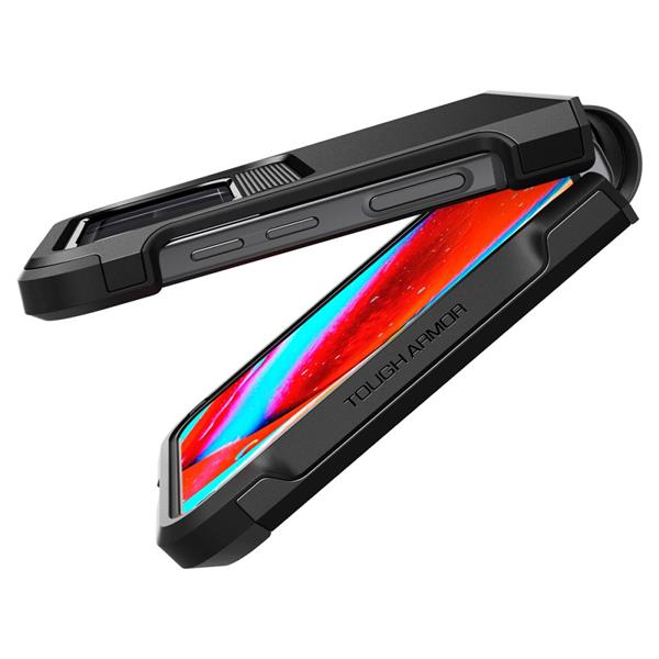 Spigen - Spigen Galaxy Z Flip 4 Skal Tough Armor - Svart