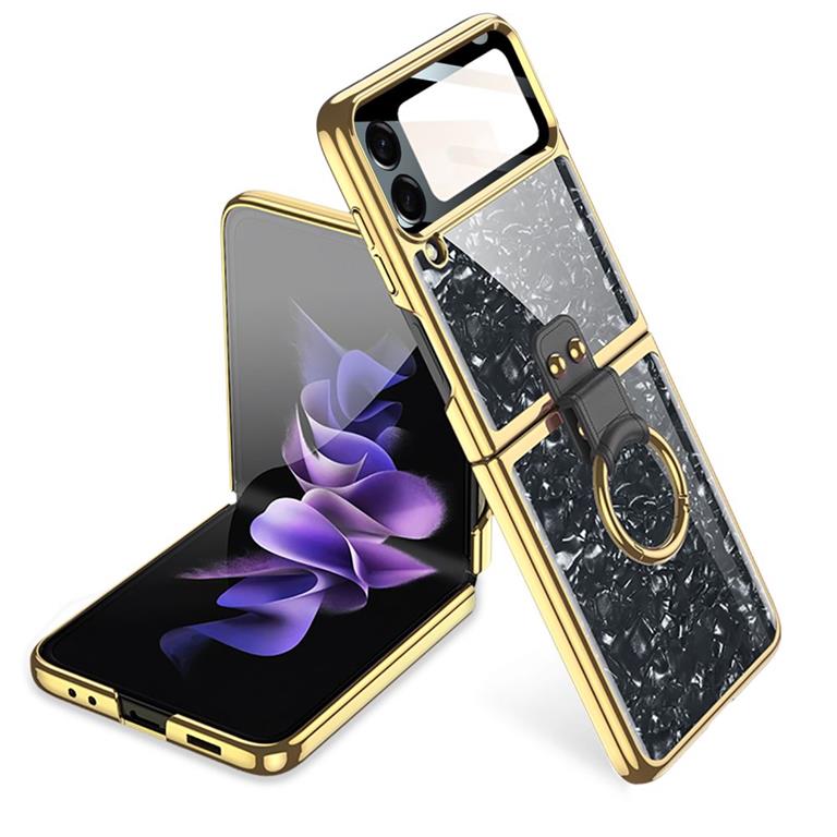 Tech-Protect - Galaxy Z Flip 4 Skal Mood Ring - Svart/Guld