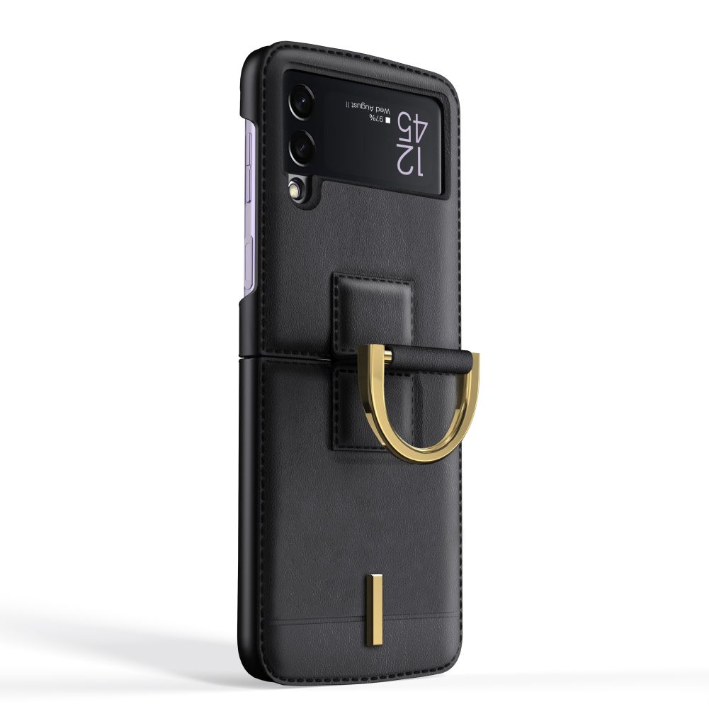 Tech-Protect - Galaxy Z Flip 4 Skal Wallet Chain - Svart