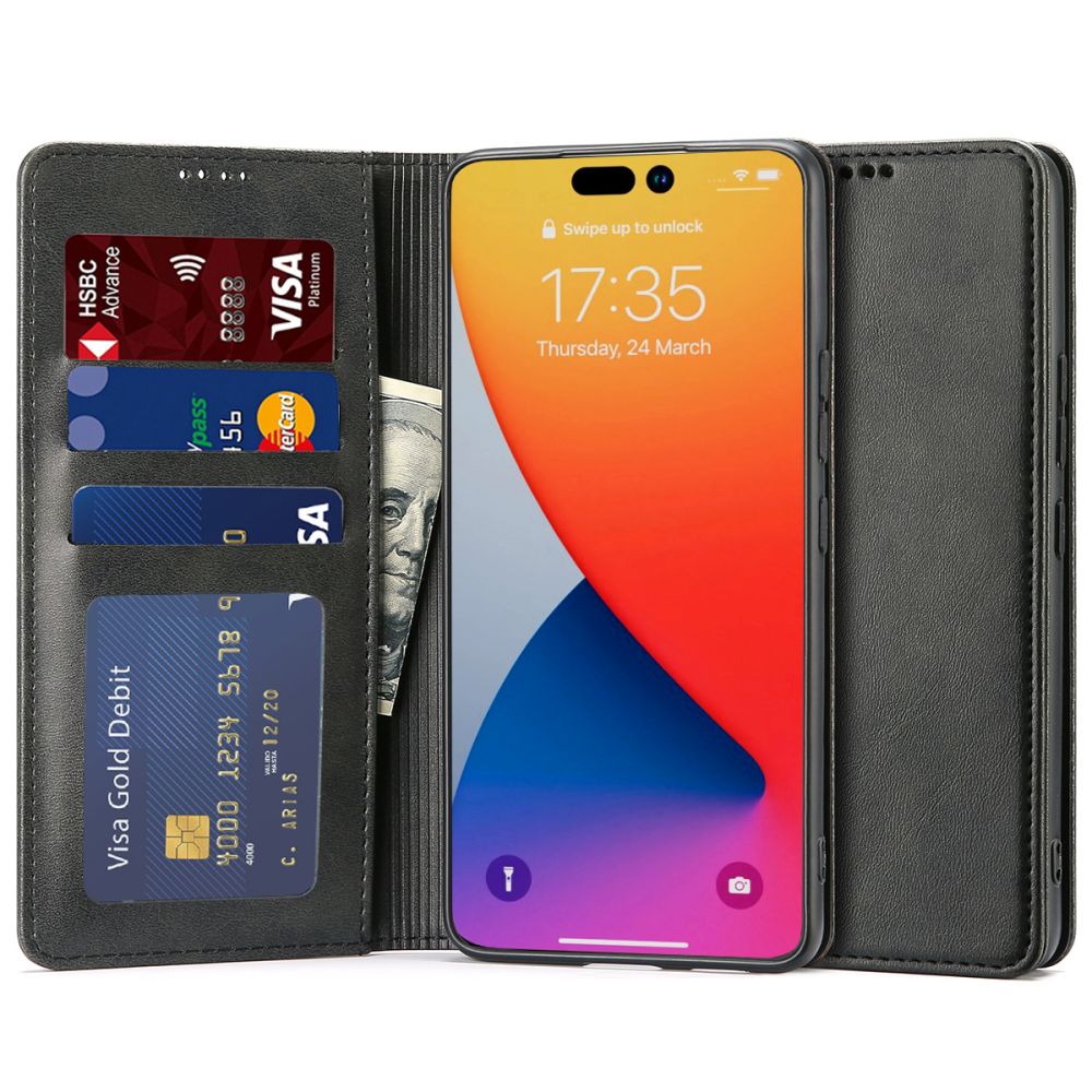 Tech-Protect - Tech-Protect iPhone 14 Pro mobilfodral Magnet - Svart