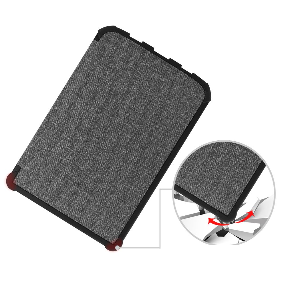 Tech-Protect - Pocketbook Lux 4/5/HD 3 Fodral Color/Touch - Ljusgrå