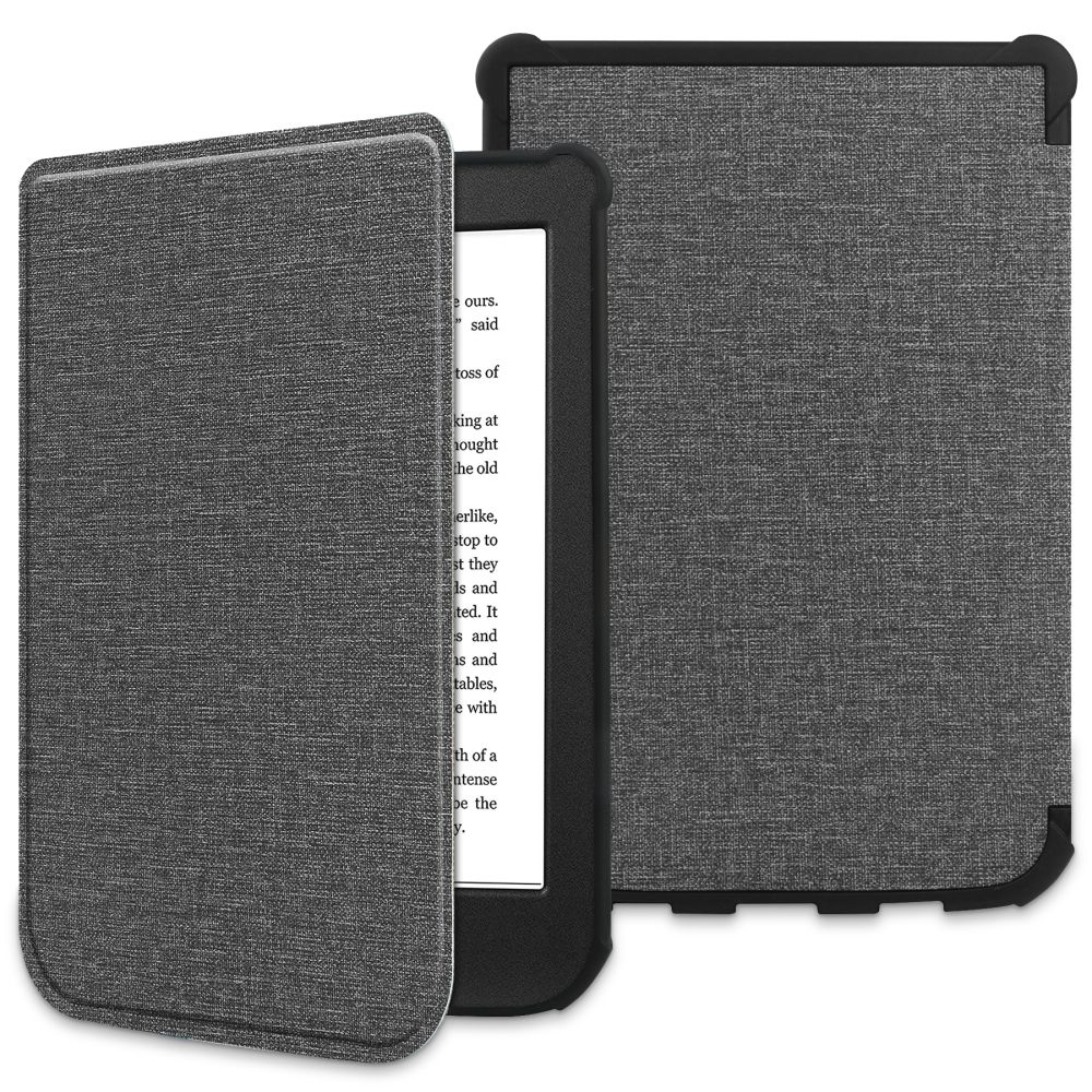 Tech-Protect - Pocketbook Lux 4/5/HD 3 Fodral Color/Touch - Ljusgrå