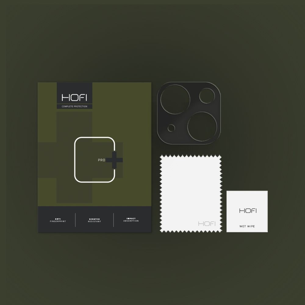 Hofi - HOFI iPhone 14/14 Plus Linsskydd Alucam Pro+ - Svart