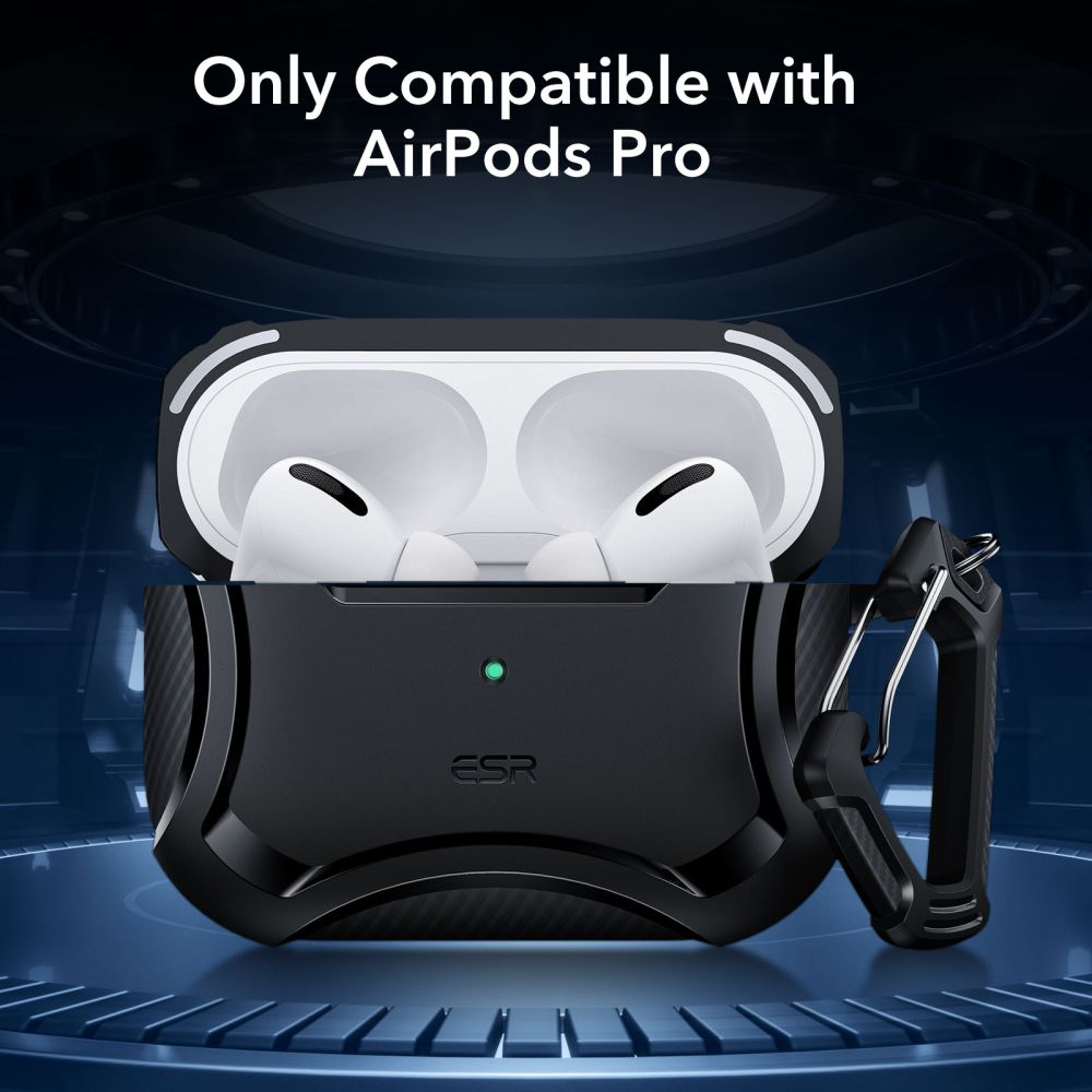 ESR - ESR Magsafe Airpods Pro 1/2 Skal Cyber Armor - Svart