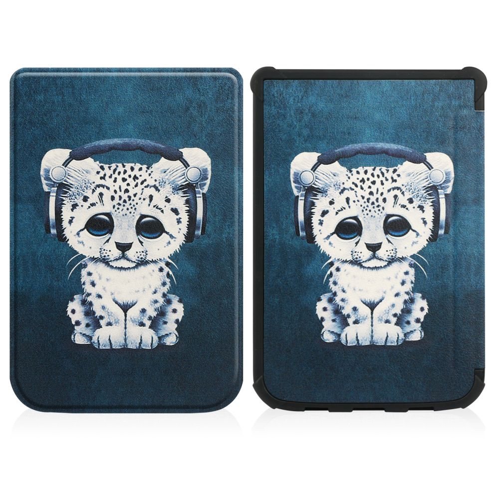 Tech-Protect - PocketBook Lux 4/5/HD 3 Fodral Smartcase - Sad Cat