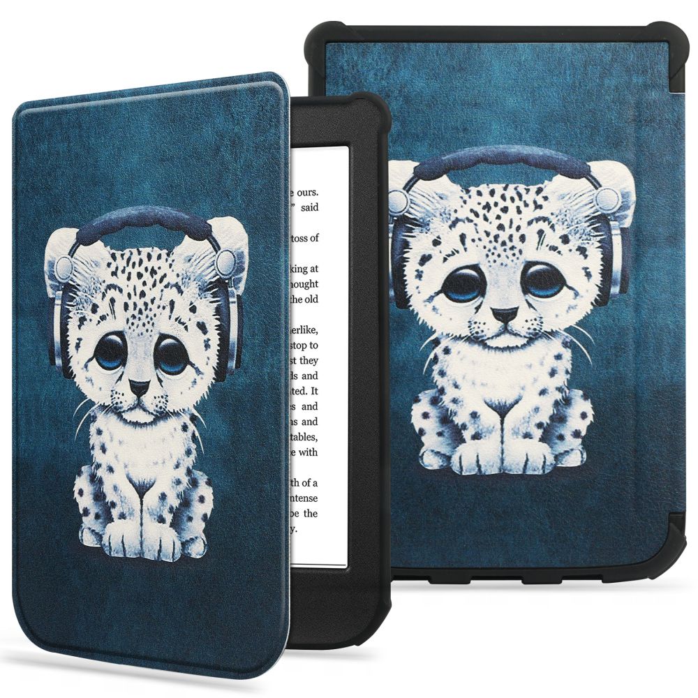 Tech-Protect - PocketBook Lux 4/5/HD 3 Fodral Smartcase - Sad Cat