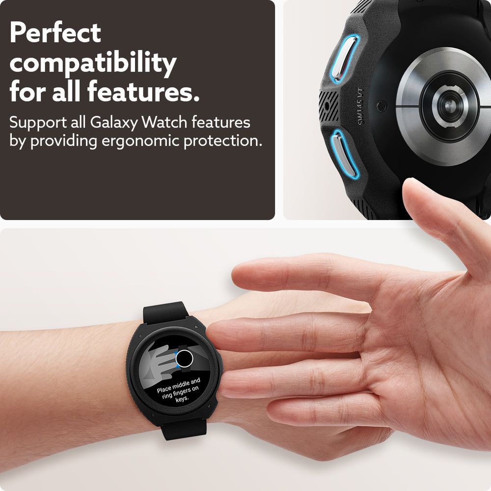 Spigen - Spigen Galaxy Watch 5 Pro (45mm) Skal Caseology Vault - Matte Svart