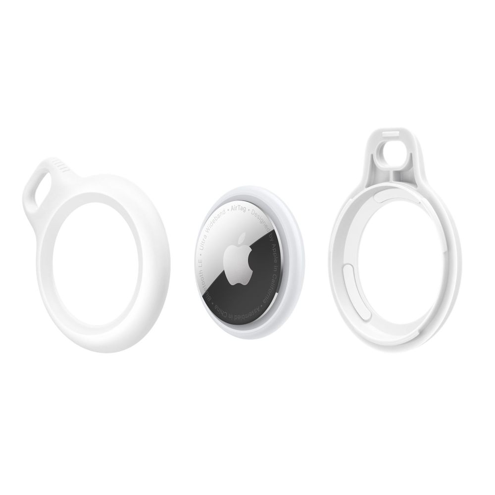 Tech-Protect - Apple Airtag Skal Rough - Vit