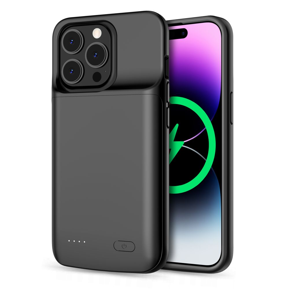Tech-Protect - Batteriskal iPhone 14/14 Pro 4800mAh - Svart