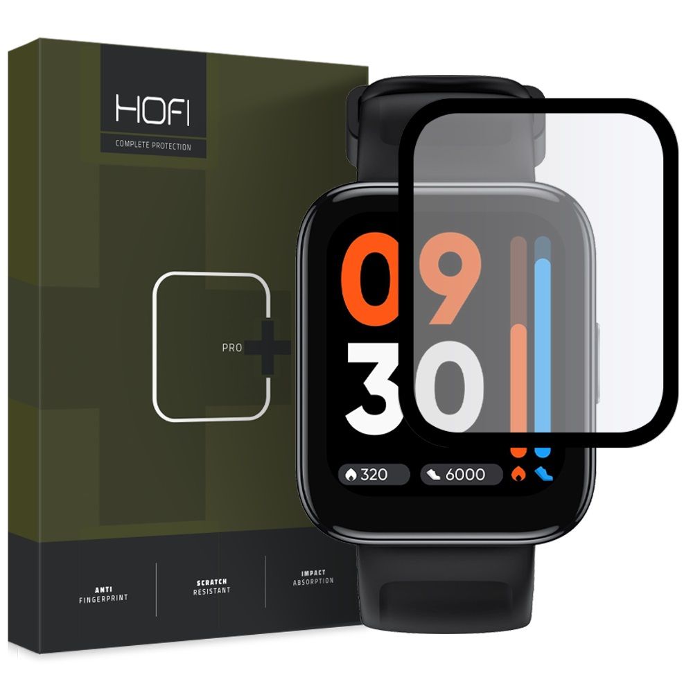 Hofi - Hofi Realme Watch 3 Skärmskydd Hybrid Pro+ - Svart