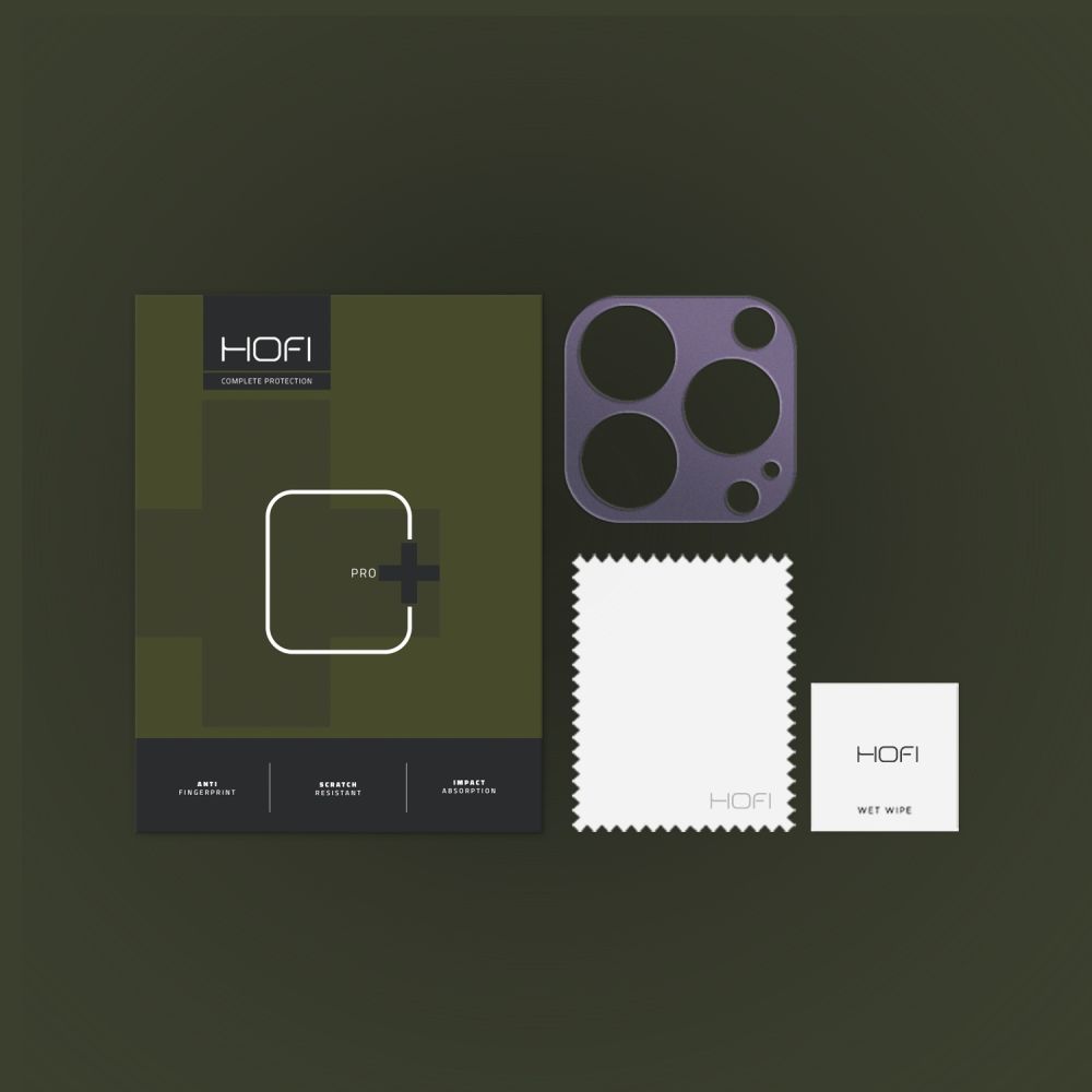 Hofi - HOFI iPhone 14 Pro/14 Pro Max Linsskydd Alucam Pro+ - Djup lila